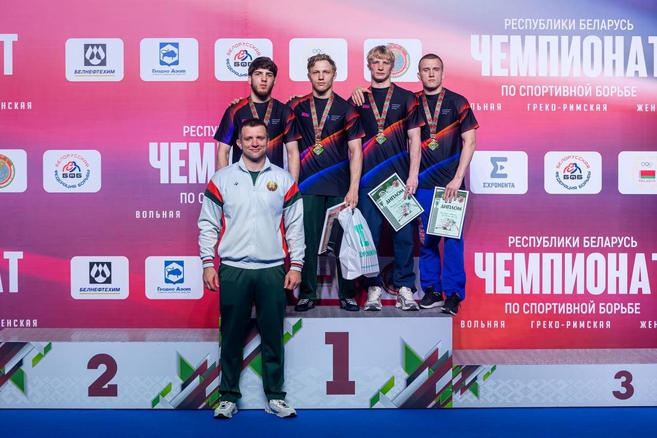 Любанчанин Никита Березун завоевал бронзу на чемпионате Беларуси по вольной борьбе в Витебске