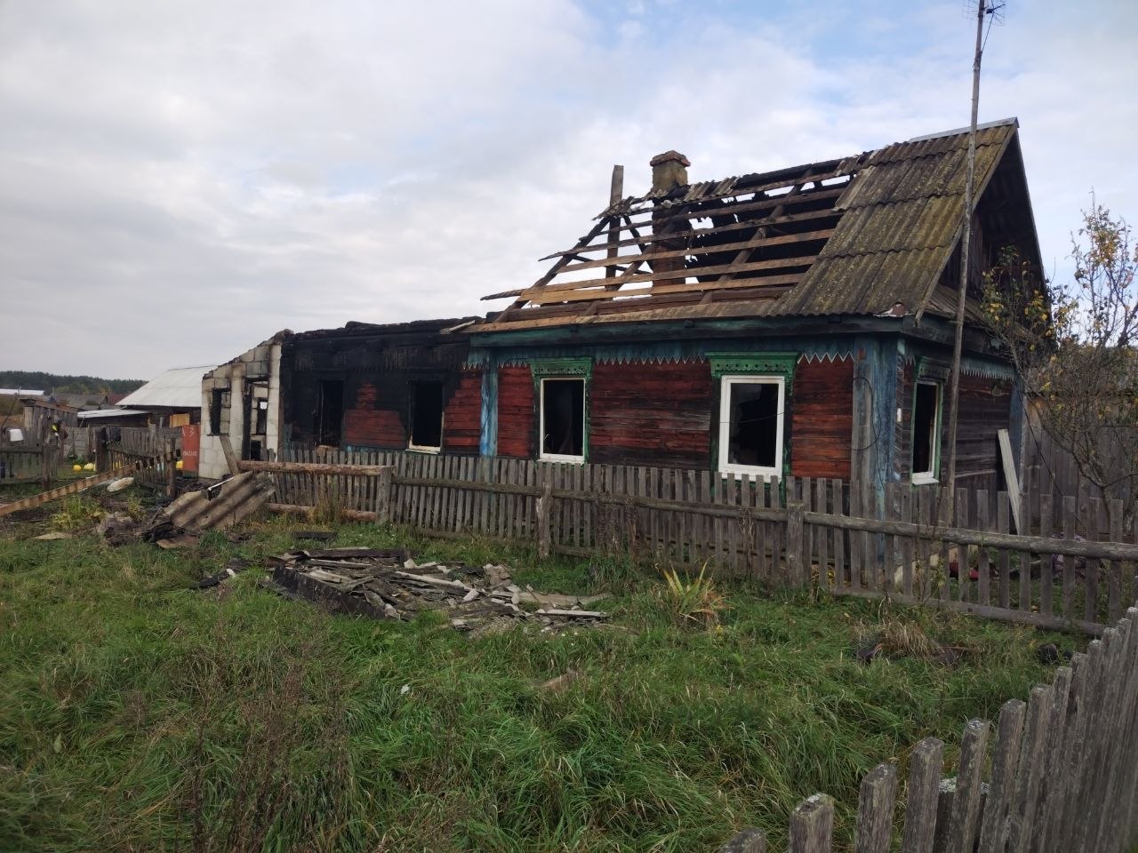 Неосторожность при курении привела к пожару в Малых Городятичах