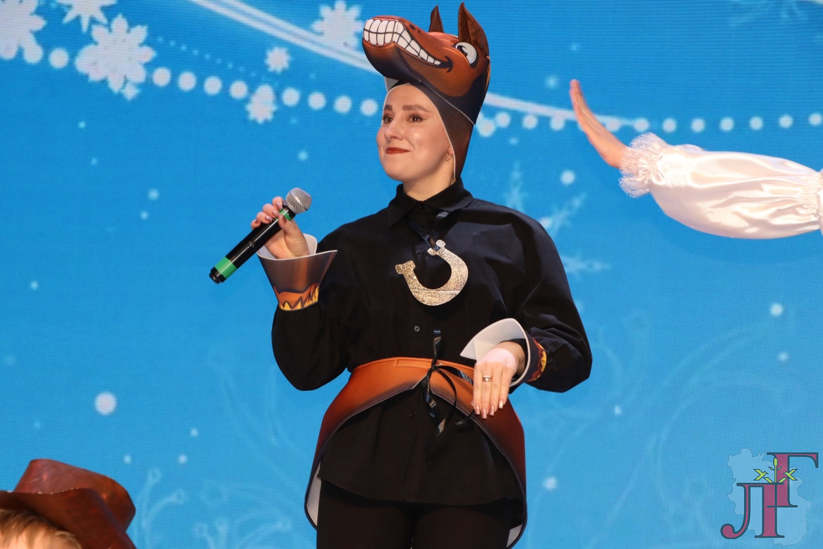 Большой фоторепортаж. "Конёк-Горбунок" в Любанском РЦК: новогодний смех для взрослых!