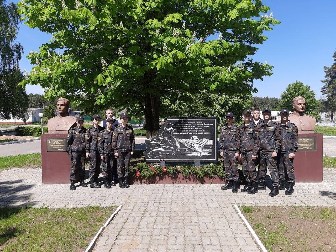Воспитанники ВПК "Факел" Любанского РОВД посетили в/ч 3310 