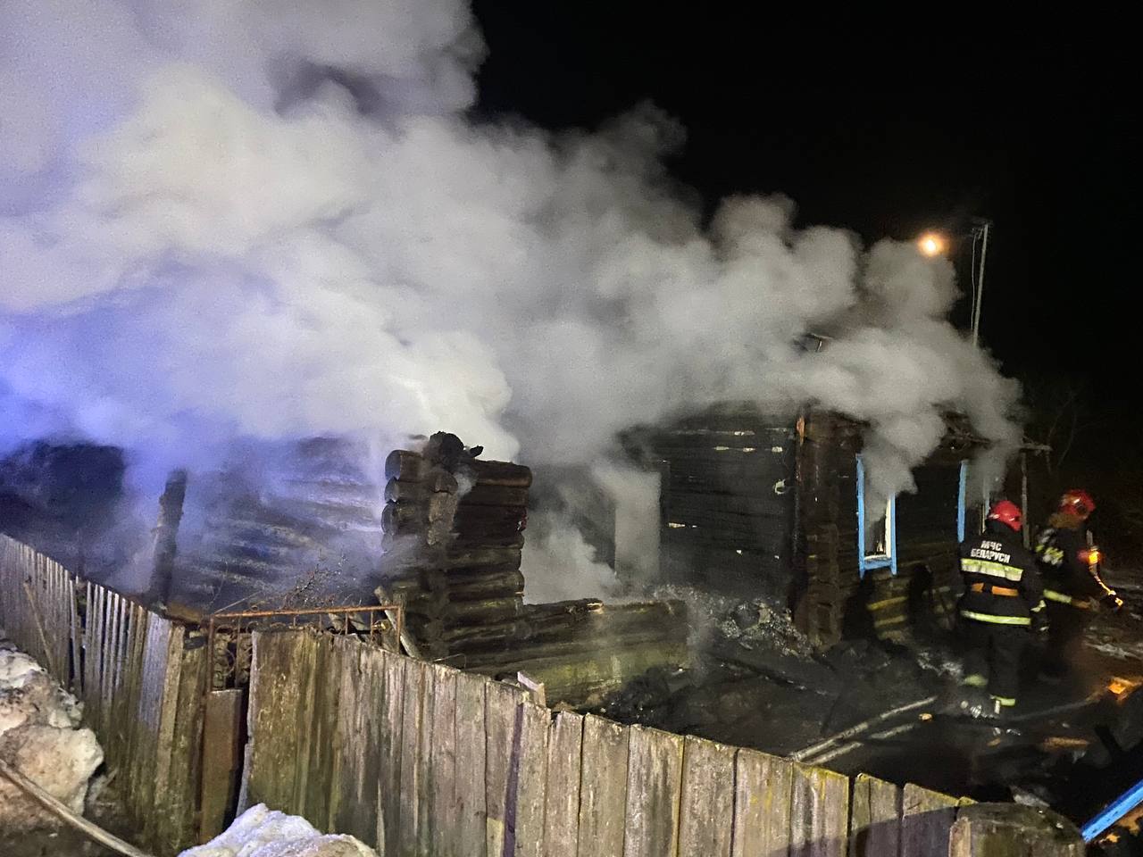 На пожаре погибла пенсионерка