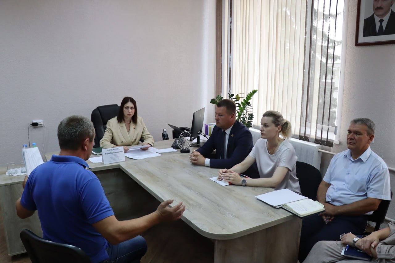 Инна Толкачева с рабочим визитом в Любанском районе