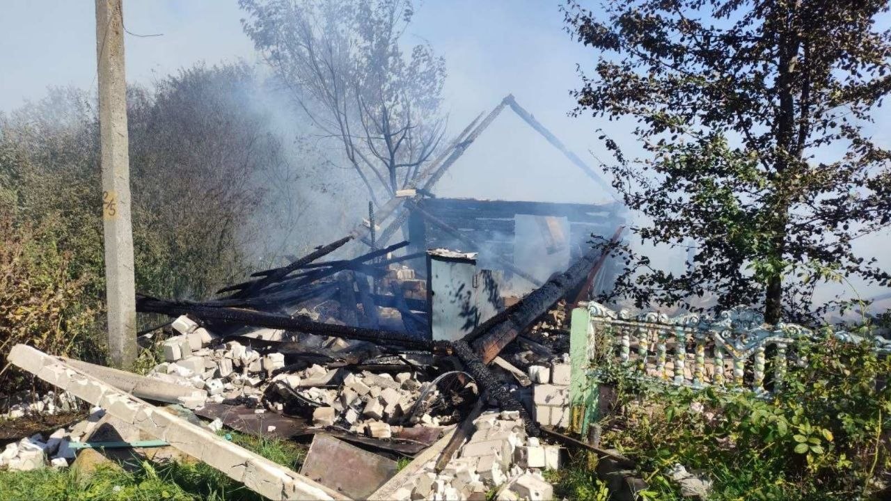 В Больших Городятичах огонь унес жизнь мужчины